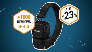 Os headphones Marshall que conquistaram toda a gente estão com 23% de desconto na Amazon!