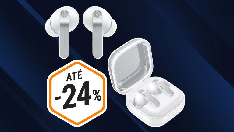 Os novos auriculares Samsung Galaxy Buds4 Pro ficam 60 € mais baratos na Amazon
