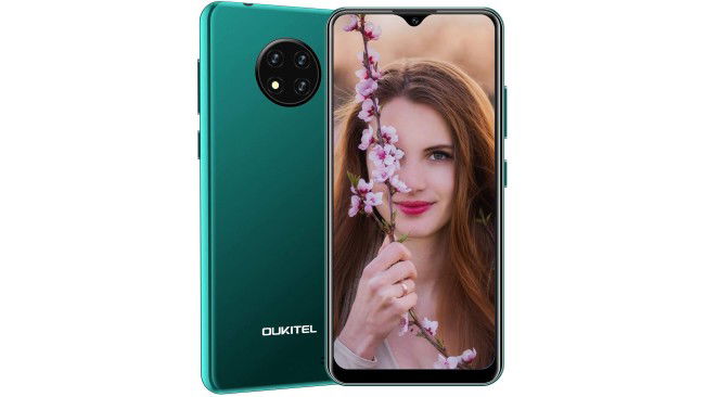 telemóvel Oukitel C19 em verde