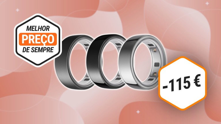 Oura Ring 4 fica 115 € mais barato e atinge o menor preço de sempre na Amazon