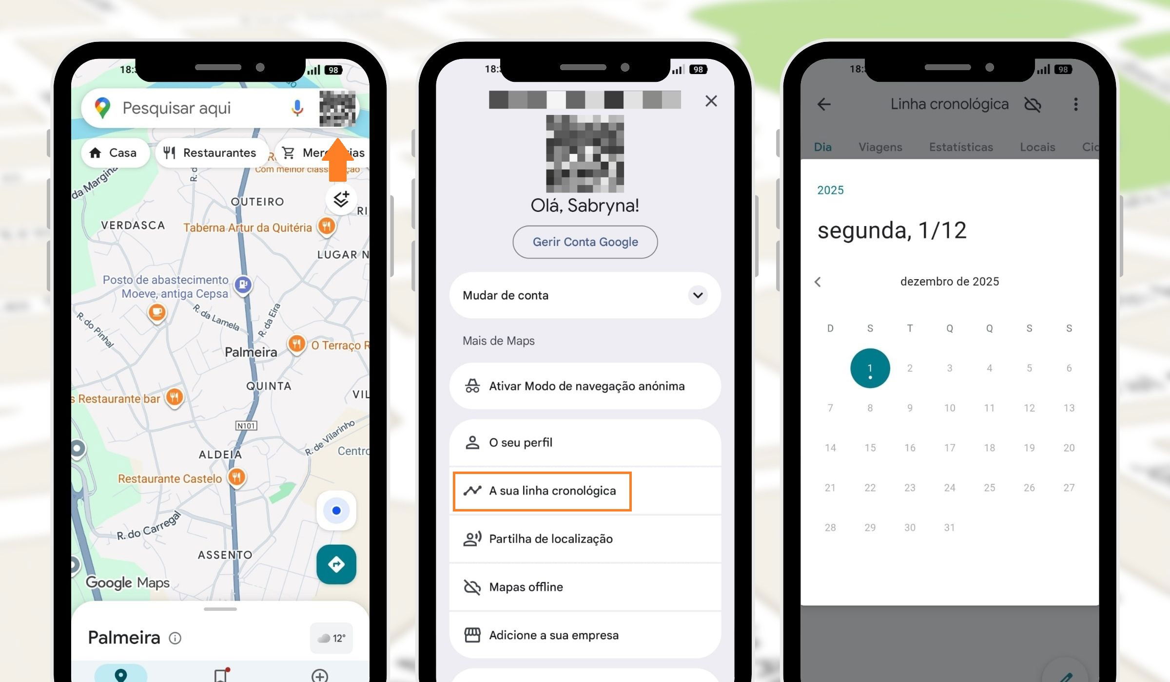 Outras funcionalidades Google Maps
