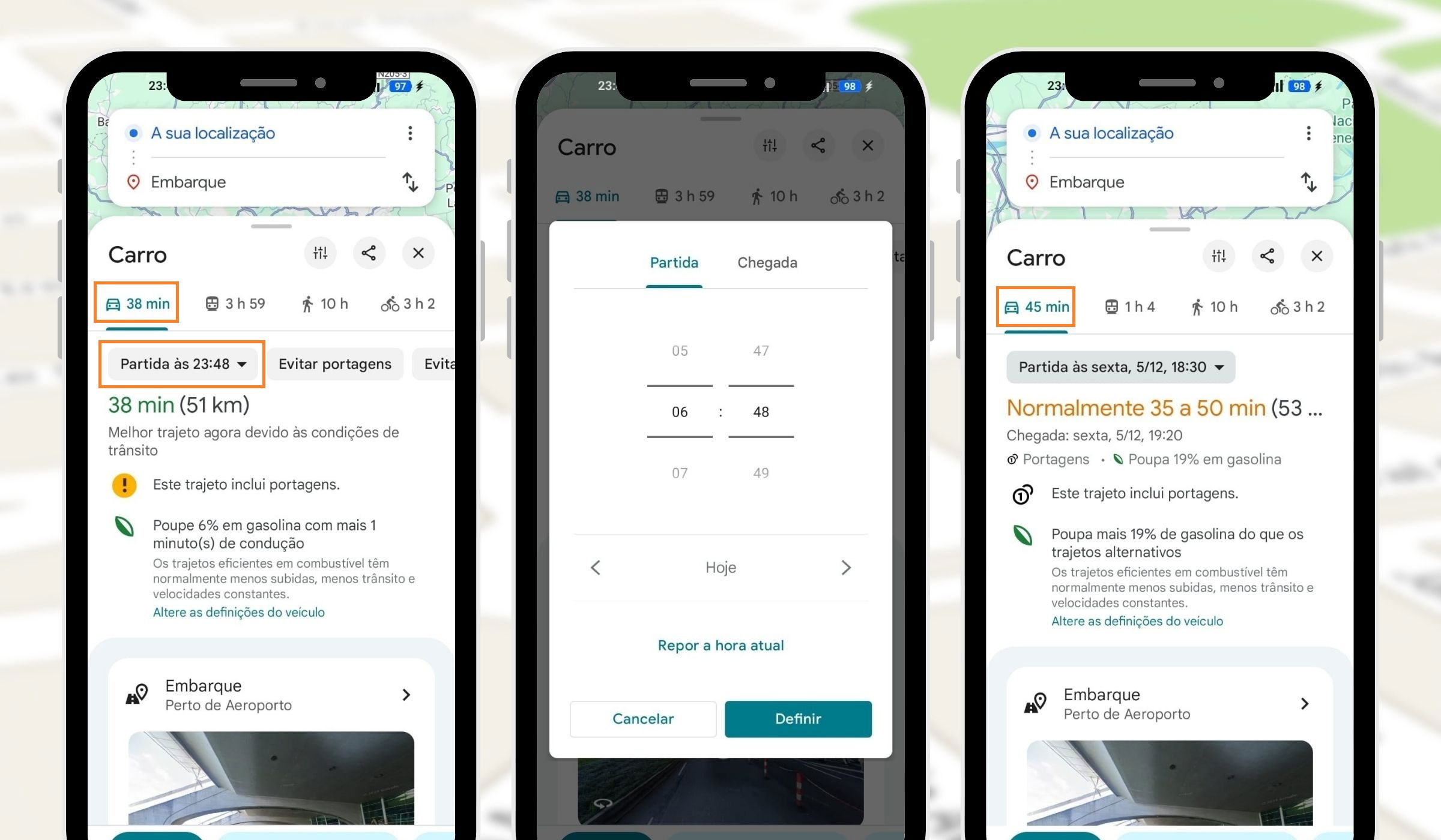 Outras funcionalidades Google Maps
