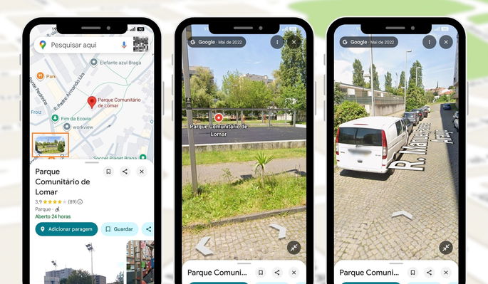 Outras funcionalidades Google Maps