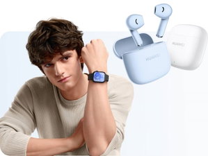 Pacote de relógio e auriculares sem fios da Huawei em promoção na Amazon