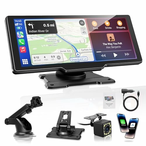 Ecrã com Android Auto e Carplay - Pantalla Carplay Coche 10,26"