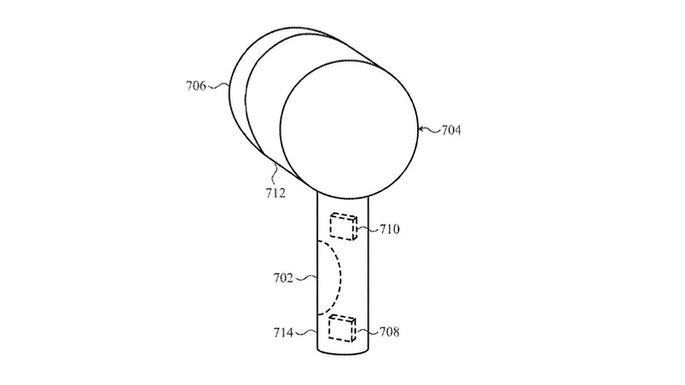 Patente Apple AirPods com Câmara