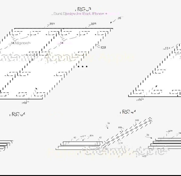 patente Apple smartphone dobrável