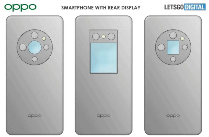 Patente OPPO ecrã traseiro