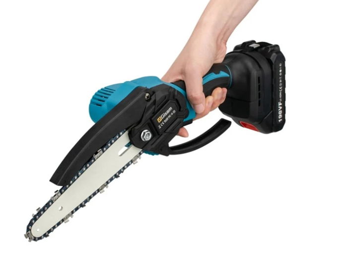 Serra Elétrica para Corte Madeira Sem Fios 1500W-88V/198Vf Incluí 2 Baterias e Carregador GISAN