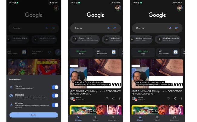 Pesquisa Google Android