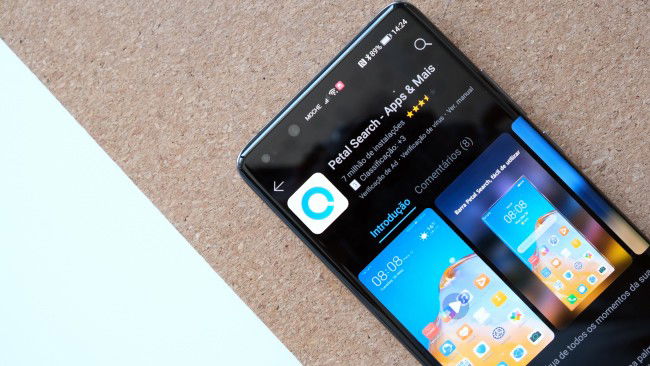 Aplicação Petal Search da Huawei