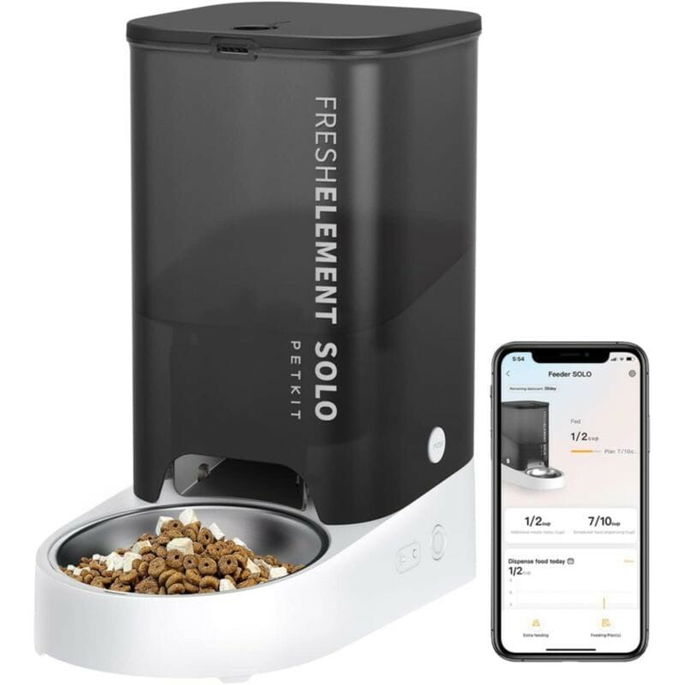 PETKIT Fresh Element SOLO Cinza - Alimentador Inteligente