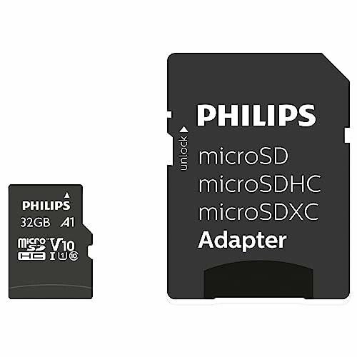Philips Micrsosdhc Cartão de 32 Gb, classe 10