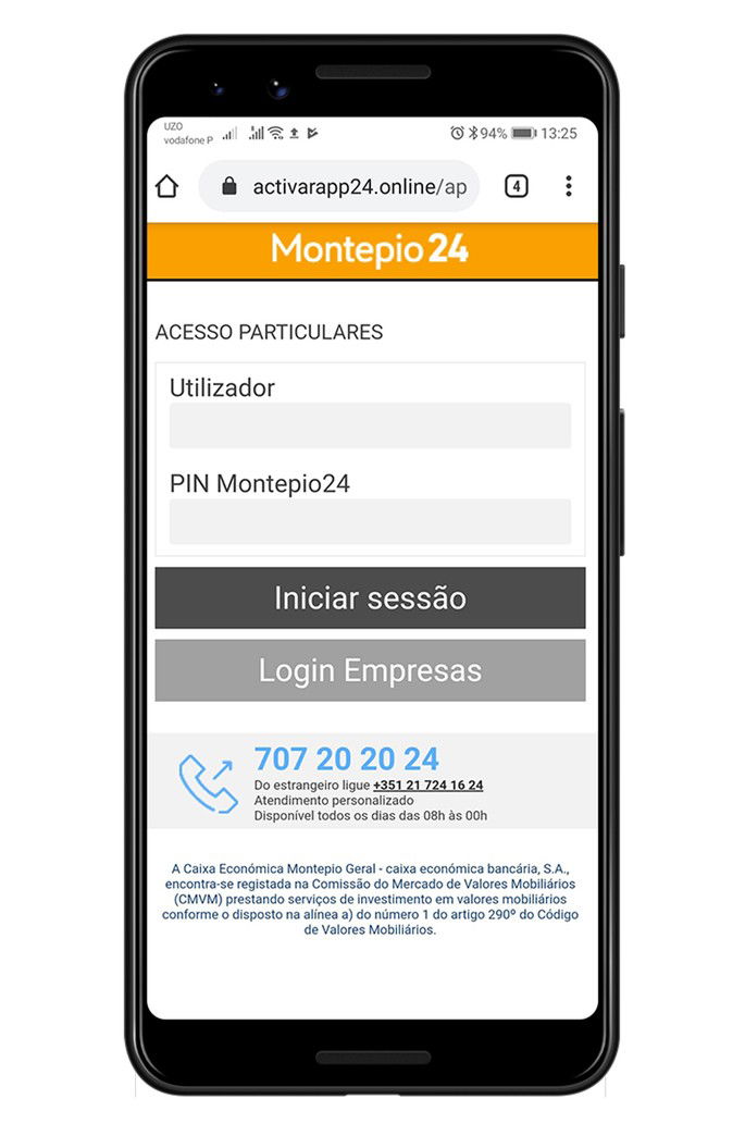 phishing burla montepio mensagens
