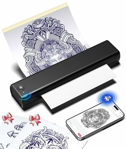 Phomemo M08F Impresora Tattoo 8.27x11.69 Pulgadas