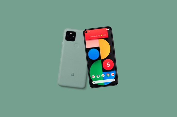 Render do Google Pixel 5