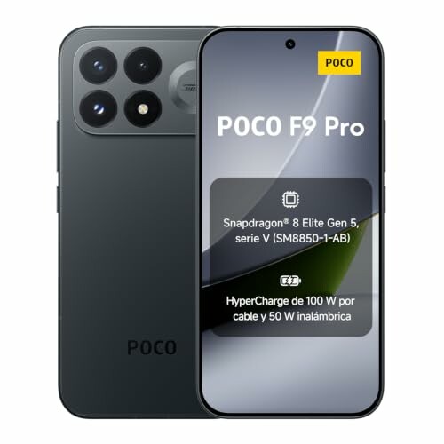 POCO F9 Pro 12 GB + 256 GB Preto