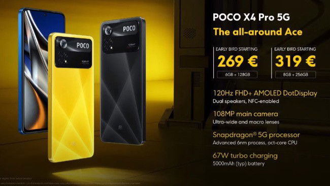 smartphone POCO X4 Pro 5G