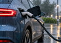 Podes carregar um carro elétrico à chuva? Eis o que precisas de saber