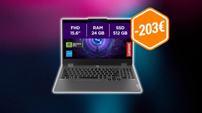 Portátil gaming Lenovo com RTX 3050, ecrã 144 Hz e 24 GB de RAM está 203 € mais barato na Amazon