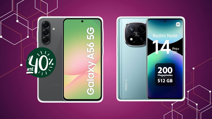Samsung Galaxy A56 e Xiaomi Redmi 14 Pro +