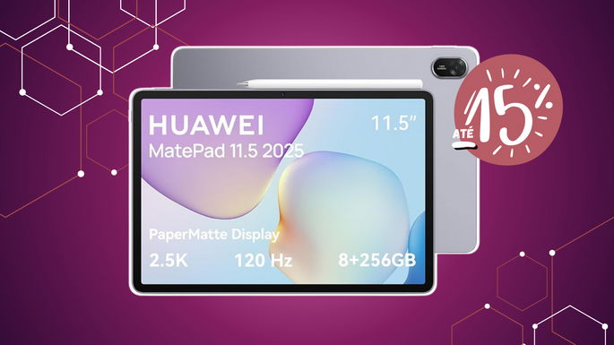 novo HUAWEI MatePad 11,5 2025 com desconto até 15%