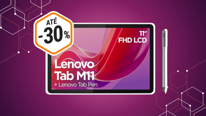 lenovo Tab M11 com desconto de 30%