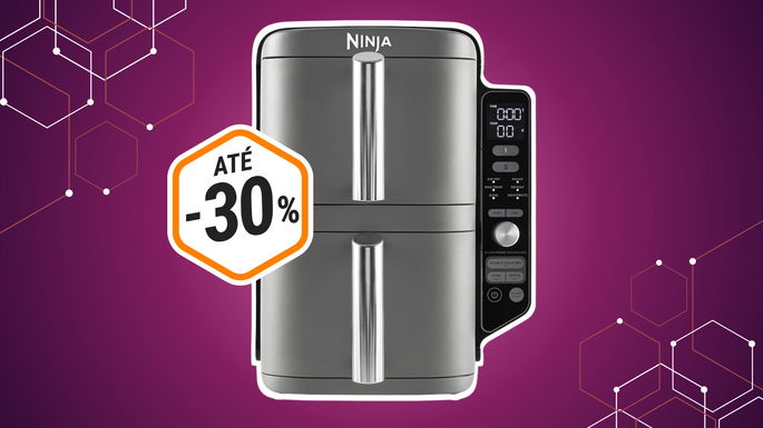 Ninja Double Stack XL 9,5 L com desconto 30%