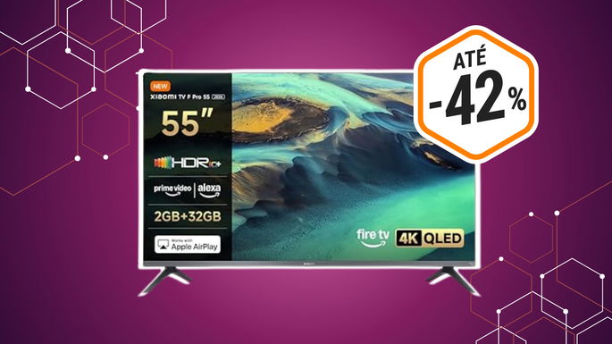 XIAOMI TV F Pro 55 com descontos de até 26%