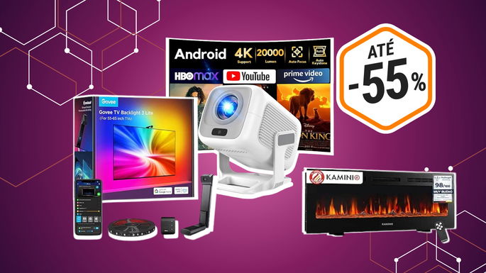 gadgtes de natal com descontos até 55%