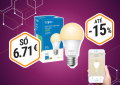 Poupa a energia e o teu bolso: lâmpada inteligente com Wi-fi por apenas 6 € na Amazon!