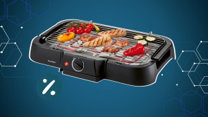 Prático e barato: este é o grelhador de mesa elétrico de 2000W por apenas 24,99€ no Lidl!