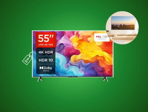 Preço de saldo: Smart TV TCL de 55" por menos de 300€ na Amazon!
