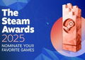 Prémios Steam 2025: vota nos teus jogos favoritos e recebe uma medalha exclusiva