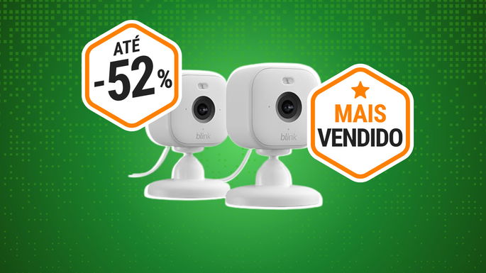 Blink Mini 2 Câmara de segurnaça com desconto de 52%