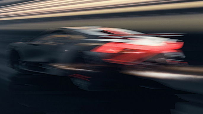 Imagem promocional do primeiro supercarro elétrico da Dreame
