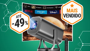 Projeta até 200" com o projetor mais vendido e por menos de 70 € na Amazon!