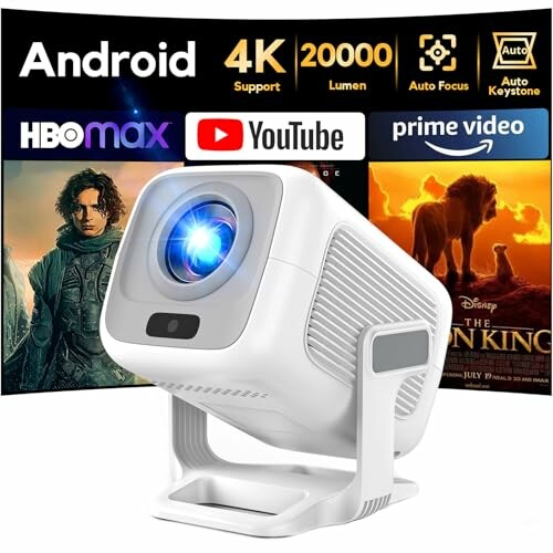 Projetor portátil 4K WiFi -13000 Lumens