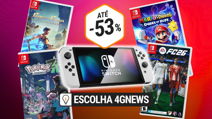 Promoções de fim de ano: 6 jogos de Nintendo Switch com até 53% de desconto