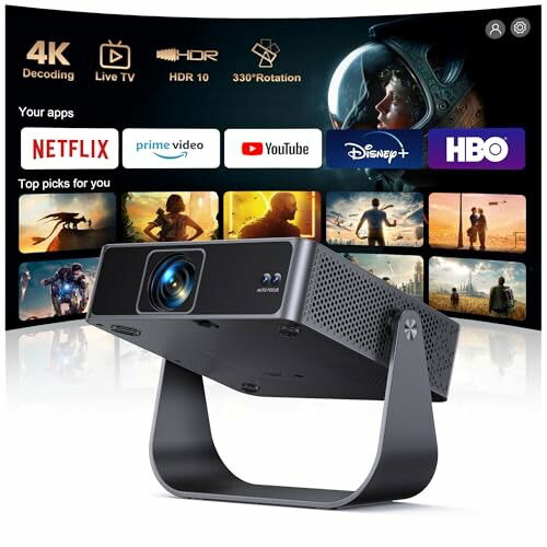 Proyector 4K Netflix + TV Direto