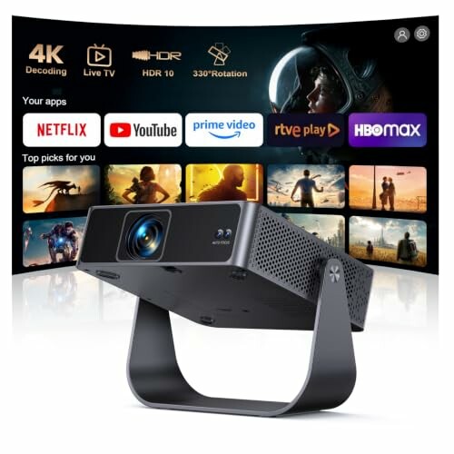 Proyector Port&aacute;til 4K Netflix Ready
