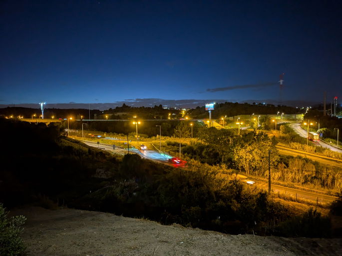 Câmara principal à noite