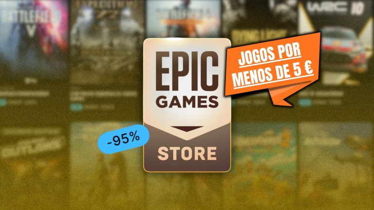 Quase de graça! Epic Games Store coloca estes 10 jogos por menos de 5 €