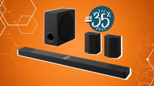 Queres som de topo? A barra de som inteligente da LG está com desconto 35% na Amazon!