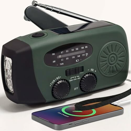 Radio de Emergência Portátil Am FM SW