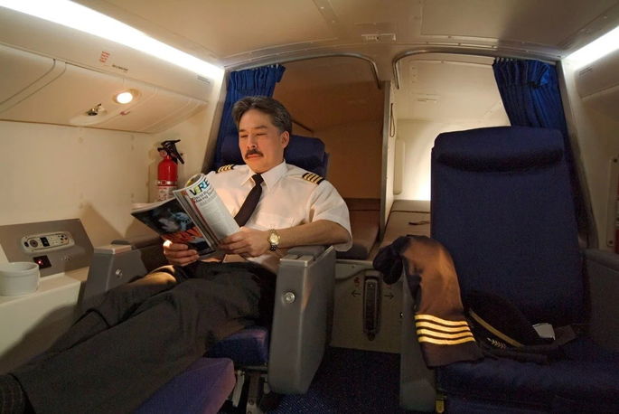área de descanso aviões