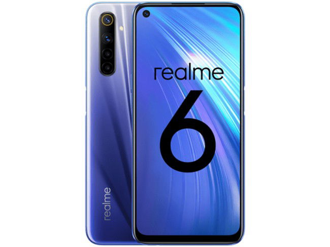 Telemóvel Realme 6 em azul