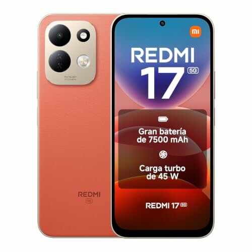 Redmi 17 5G 4 GB + 256 GB, laranja