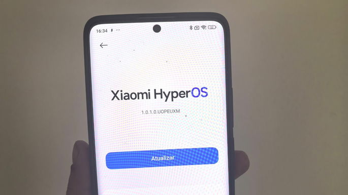 Smartphone Redmi com HyperOS