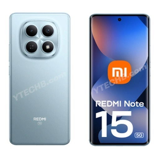 O modelo base Redmi Note 15 5G. Imagem: Ytechb